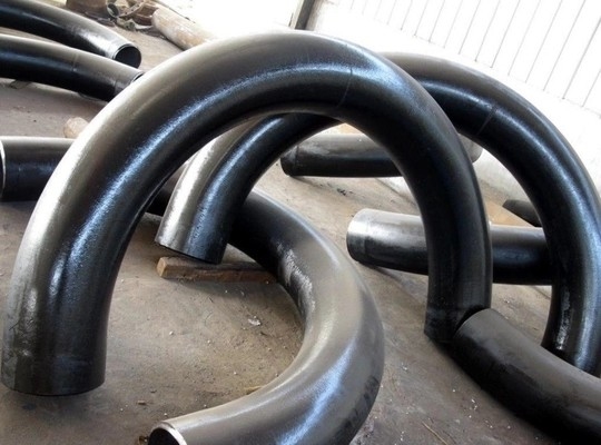 STD 2D ข้อศอกท่อเหล็ก 180 องศา ASTM Butt Weld DN15 อุปกรณ์ท่อเหล็กคาร์บอนปลอมแปลง