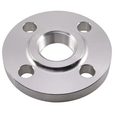 การปลอม A105N หน้าแปลนเหล็กกล้าคาร์บอน NPT / BSPT หน้าแปลนเกลียว ASME B16.5