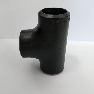 ทาสีดำ ASME B16.9 เท่ากับ Cross Tee CS 48 นิ้ว ASME B16.47 BW Pipe Fitting