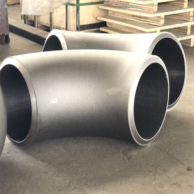 ASME B16.9 DN200 ข้อศอกเหล็กกล้าคาร์บอน Sch 40 ข้อศอกท่อรัศมียาว