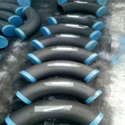 ANSI B16.25 ข้อต่อท่อเชื่อมชน Sch 140 CS ท่อเหล็กดำ 90 องศา Bend