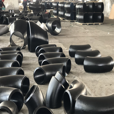 JIS B2311 ข้องอเหล็กคาร์บอน 90 องศาท่อเหล็กดำ Sch 20 DN600