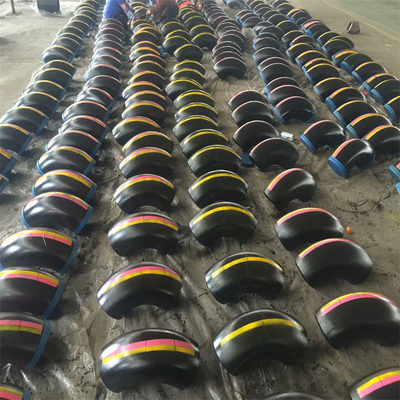 1D 1.5D ข้อศอกเหล็กกล้าคาร์บอน 90 องศา LR Weld A105 45 ° 180 °