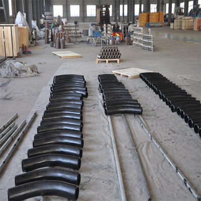 1D 1.5D ข้อศอกเหล็กกล้าคาร์บอน 90 องศา LR Weld A105 45 ° 180 °