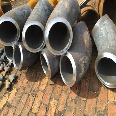 Sch 80 90 องศาข้อศอกเหล็กกล้าคาร์บอน A234 WPB MSS ไม่มีรอยต่อ 1-1 / 2 '' สำหรับ Connect