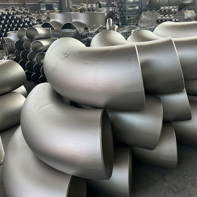 45 องศา 90 องศาข้อศอกเหล็กกล้าคาร์บอนรัศมีสั้น XXS ยาว ASTM A106