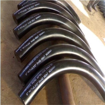 ANSI 6 นิ้ว 45 องศาข้อศอก 60 องศา A106 DN150 Butt Weld Carbon Steel