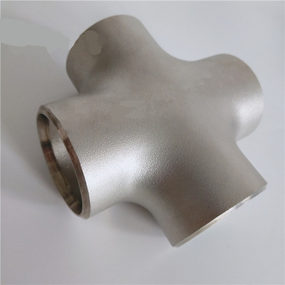 1 - 48 นิ้ว 321 JIS รอยเชื่อมสเตนเลสสตีลไม่มีรอยต่อ DIN2605 Cross Tee Pipe Fitting