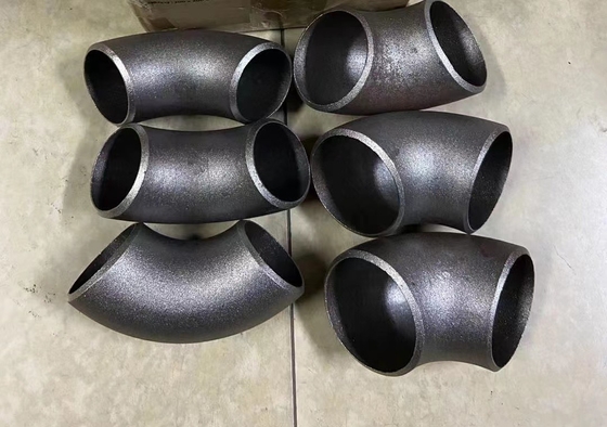 API5l 45 และ 90 องศาก้นเชื่อมข้อศอกเหล็กกล้าคาร์บอน