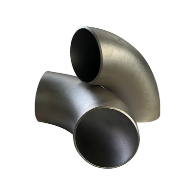 90 45 องศา 8D Astm ท่อเหล็กข้อศอก Carbon Black Stainless Butter Welding