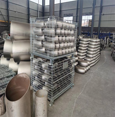 ก้นเชื่อม 90 องศาฟิตติ้งท่อเหล็ก DN15 JIS B2313 เหล็กกล้าคาร์บอนไม่มีรอยต่อ