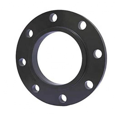 EN1092 A105 สลิปบนข้อต่อท่อเชื่อม PN63 RF FF RTJ Black