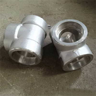 Asme 16.11 3000lbs A105 ท่อเหล็กคาร์บอนฟอร์จฟิตติ้งซ็อกเก็ตเชื่อม Tees