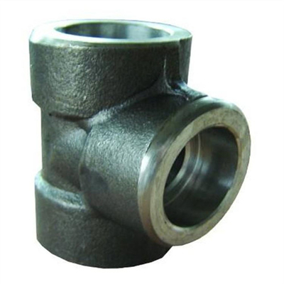 Asme 16.11 3000lbs A105 ท่อเหล็กคาร์บอนฟอร์จฟิตติ้งซ็อกเก็ตเชื่อม Tees