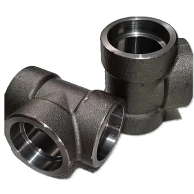 Asme 16.11 3000lbs A105 ท่อเหล็กคาร์บอนฟอร์จฟิตติ้งซ็อกเก็ตเชื่อม Tees