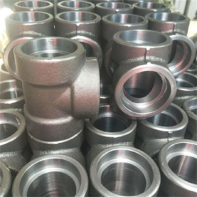 Asme 16.11 3000lbs A105 ท่อเหล็กคาร์บอนฟอร์จฟิตติ้งซ็อกเก็ตเชื่อม Tees