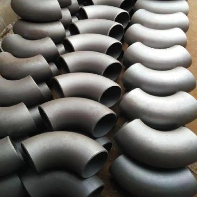 Sch 40 ASME B16.9 อุปกรณ์ท่อเหล็กคาร์บอน STD MS 1.5D รัศมียาว 90 ข้อศอก